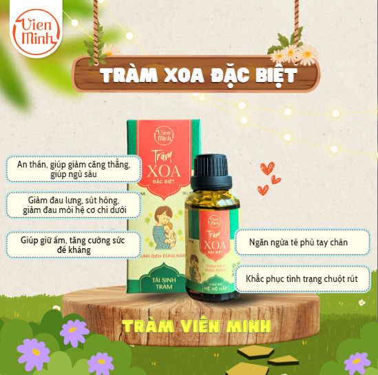 Tràm xoa đặc biệt Viên Minh